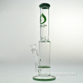 Wholesale Straight Glass Beaker with Honeycomb and ice catcher glass water pipe Accept OEM and ODM